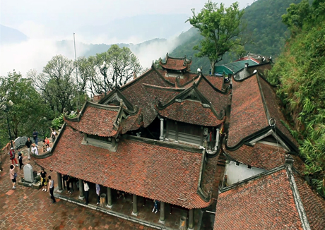 Chùa Hoa Yên trong quần thể Yên Tử