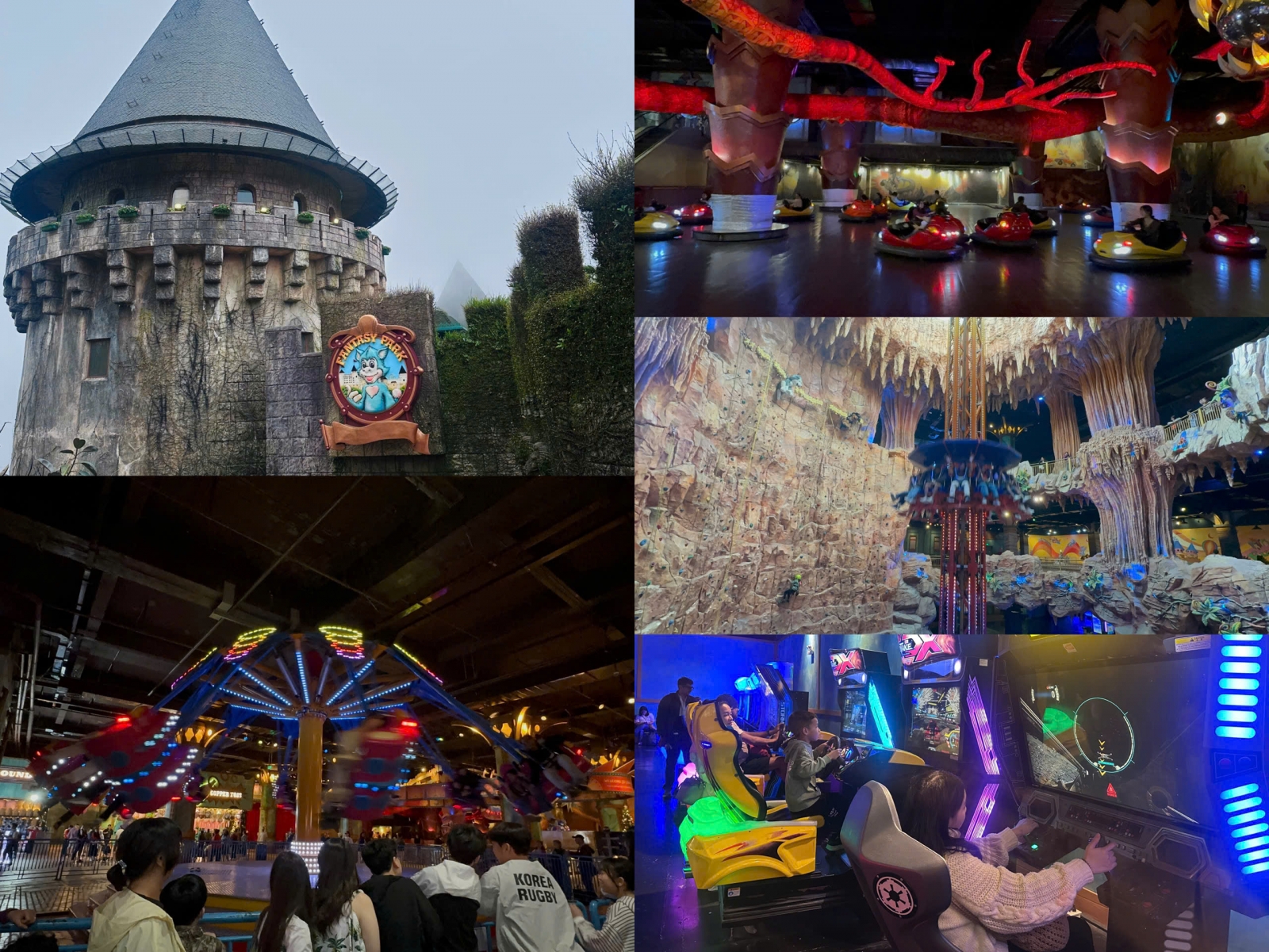 Trải nghiệm các trò chơi tại Fantasy Park