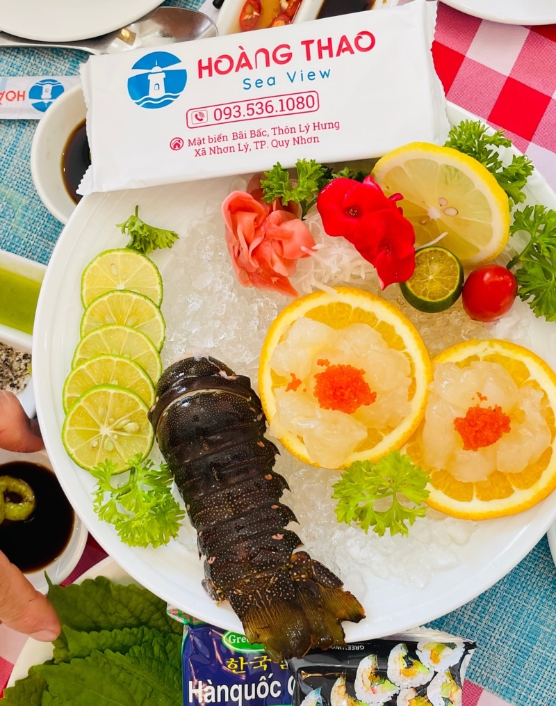 Hải sản Nhơn Lý trong hành trình tour Đà Nẵng Quy Nhơn 3 ngày 2 đêm