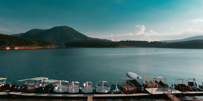 Bến thuyền hồ Tuyền Lâm